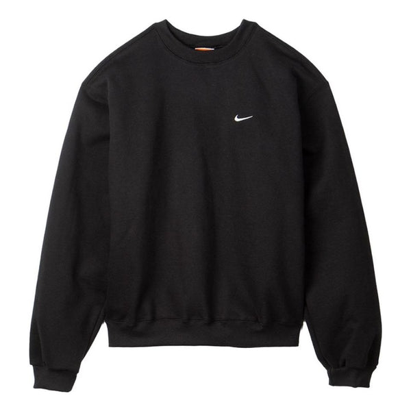 

Толстовка Nike Lab Nrg Fleece Crew Round Neck Pullover 'Black', черный