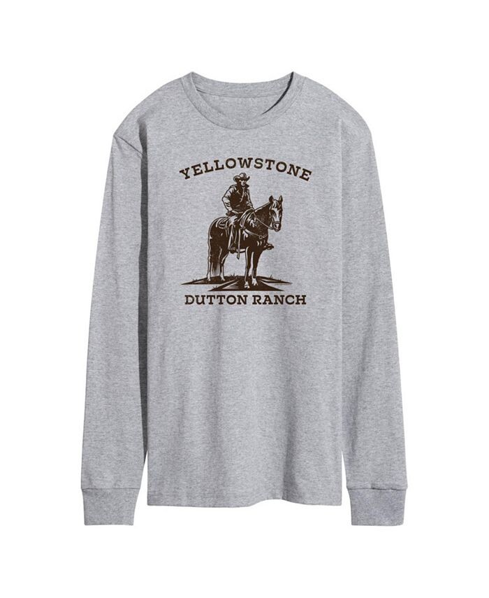 

Мужская футболка Yellowstone Cowboy с длинным рукавом AIRWAVES, серый