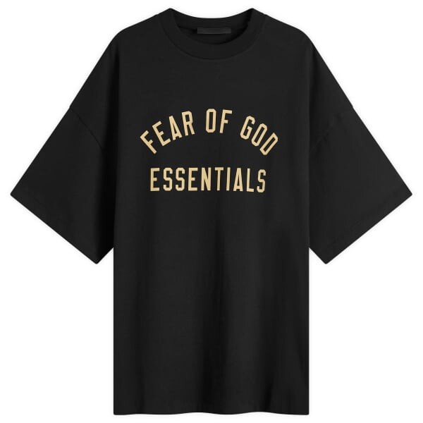 

Футболка из джерси с круглым вырезом Fear Of God Essentials, черный