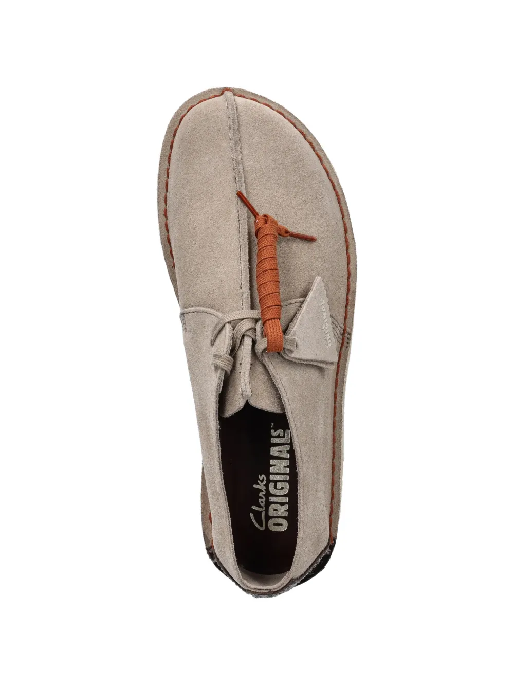Замшевые лоферы Desert Trek Clarks Originals, бежевый — фото 4