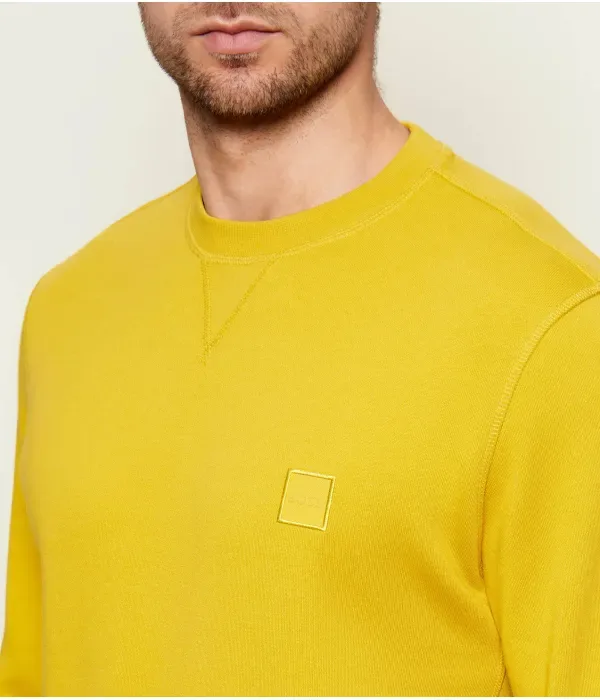 Толстовка Westart regular fit Boss Orange, желтый — фото 4