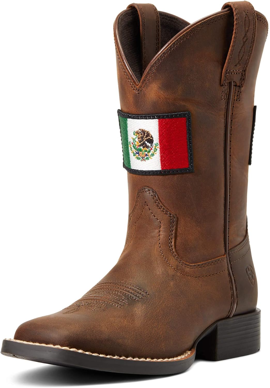 

Детские ботинки ARIAT унисекс Orgullo Mexicano Ii Western, коричневый