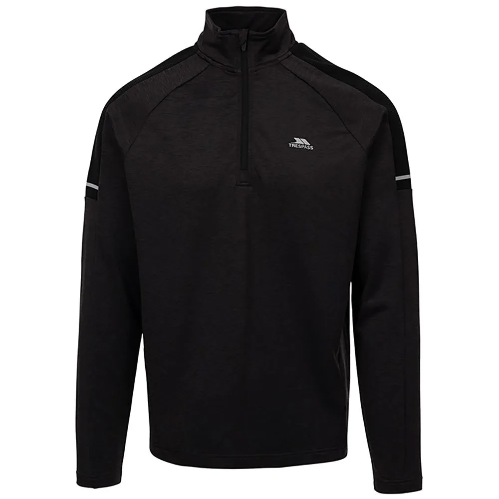 

Футболка Trespass Caldez half zip long sleeve, черный