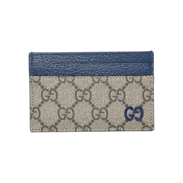 

Картхолдер Gucci Monogram Card Holder, цвет Beige/Ebony/Blue