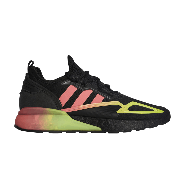 

Кроссовки adidas ZX 2K Boost 'Black Signal Green Pink', черный