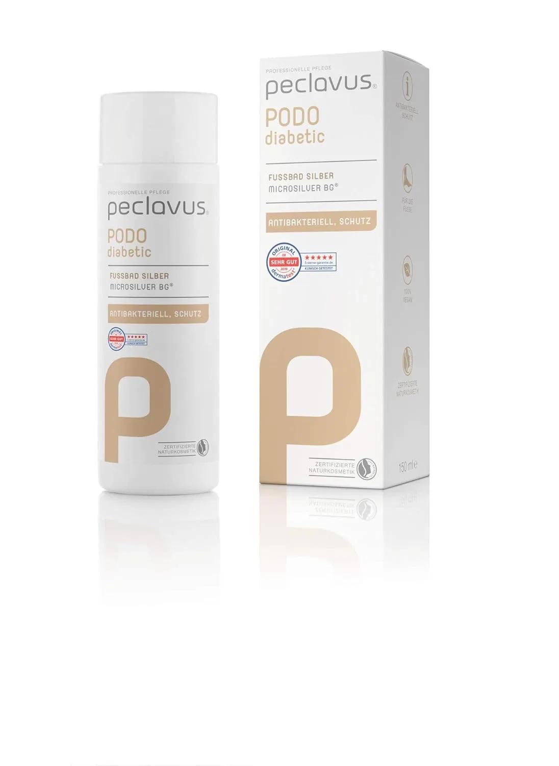 Ванночка для ног Peclavus Pododiabetic Silver 150 мл Peclavus — фото 2