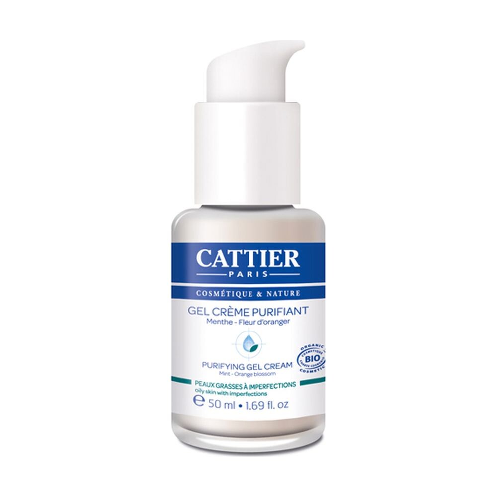 

Крем для лечения кожи лица Gel crema facial purificante bio Cattier, 50 мл