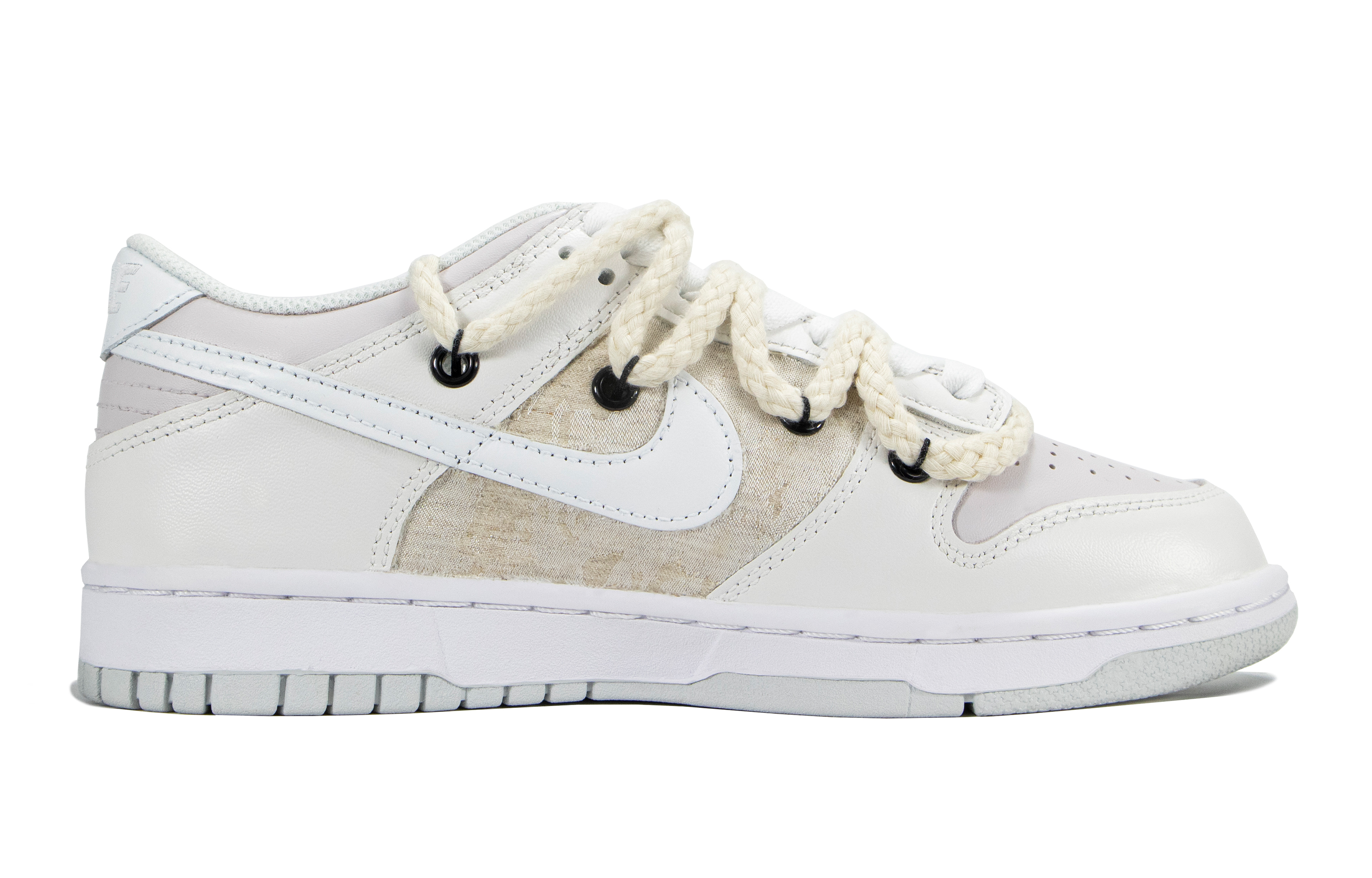 

Кроссовки Nike Dunk Skateboard Shoes Women's Low-Top Beige