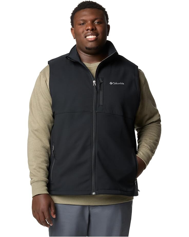 

Утепленный жилет Columbia Big & Tall Ascender II Softshell Vest, черный