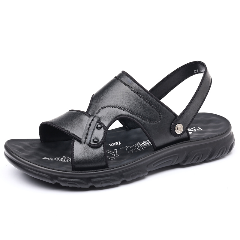 

POPULAR ROUSE PR Пляжные сандалии мужские черные, цвет Black