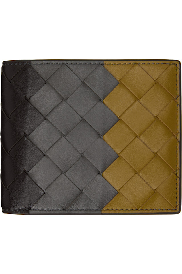 

Кошелёк Intrecciato с двумя отделениями Bottega Veneta, мультиколор