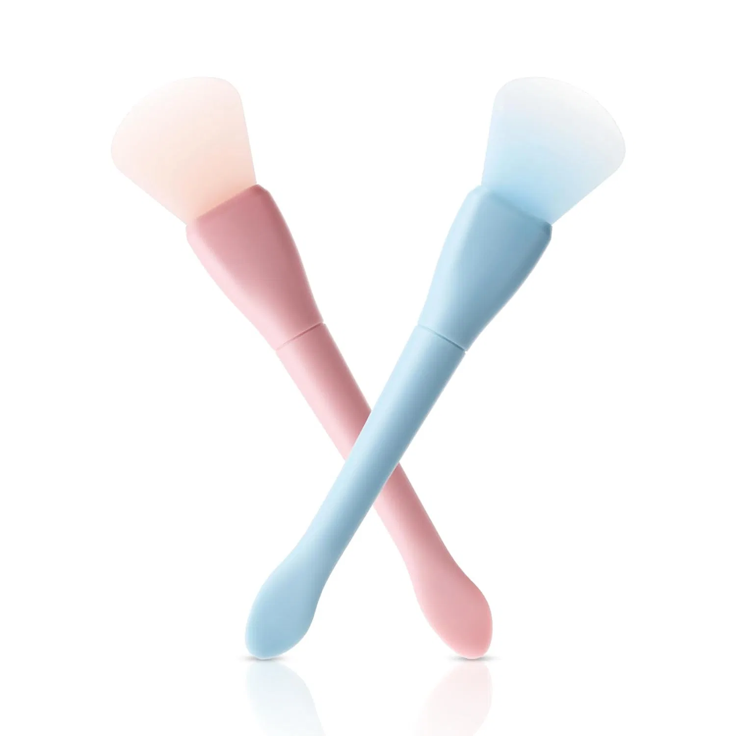 Набор из 2 силиконовых кистей-аппликаторов для масок Wy Lighting Level, Blue, Pink