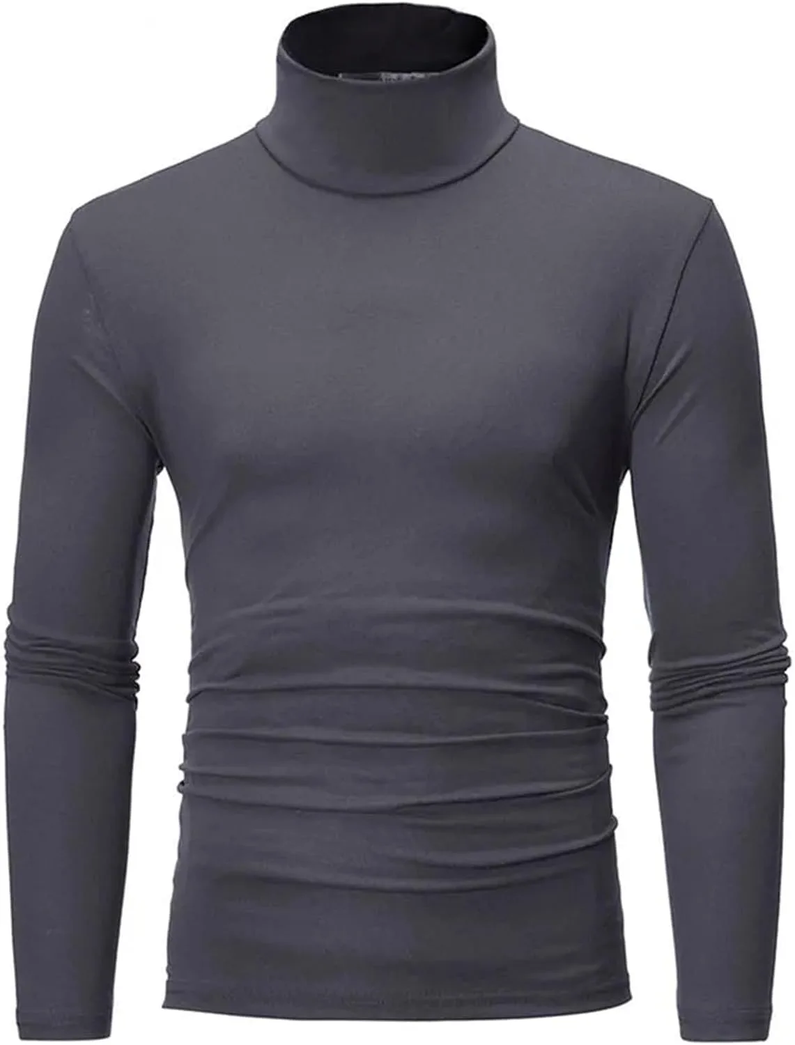 Мужская водолазка Slim Solid Color — фото 3