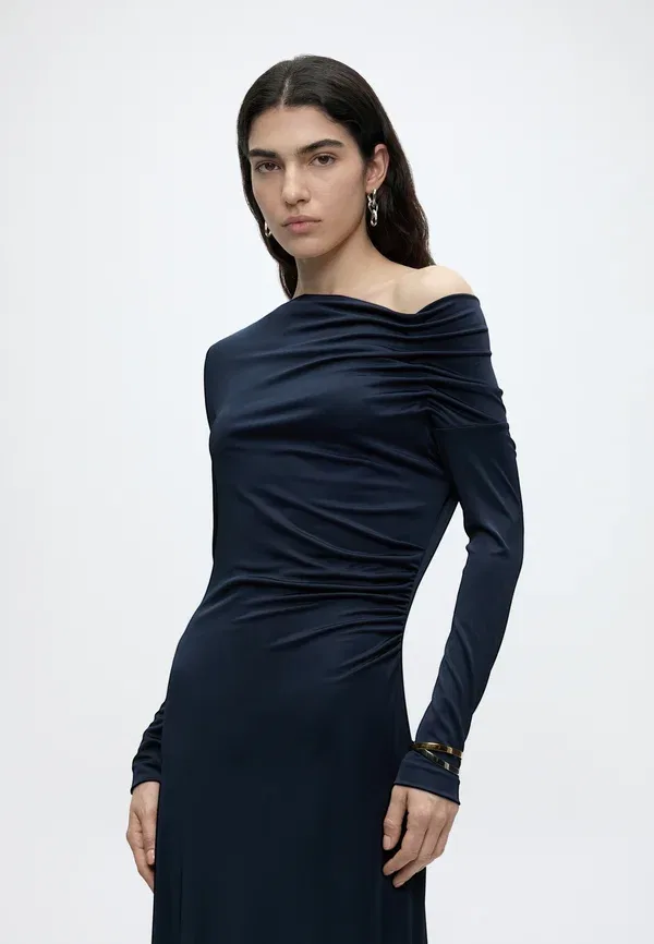 Платье повседневное Ejoe day dress Boss, темно-синий — фото 4