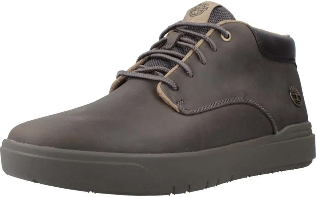 Мужские ботинки Timberland Seneca 5003301408 на шнуровке средней высоты, Grey Melé