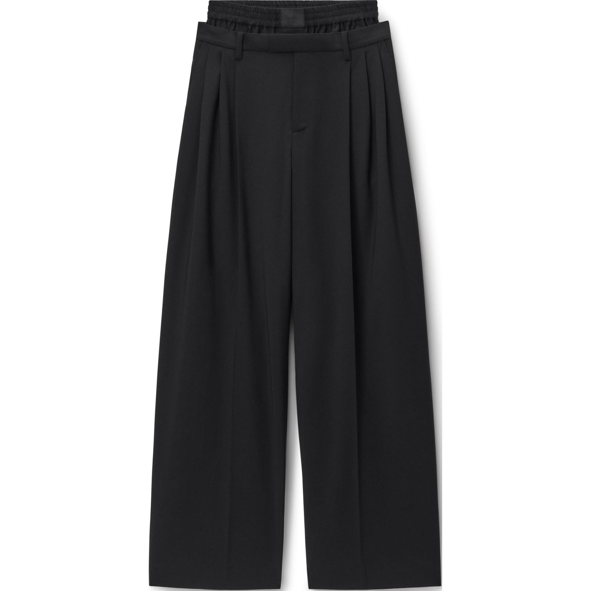 

Alexander Wang Брюки W/ Boxer Pleated Trousers Black