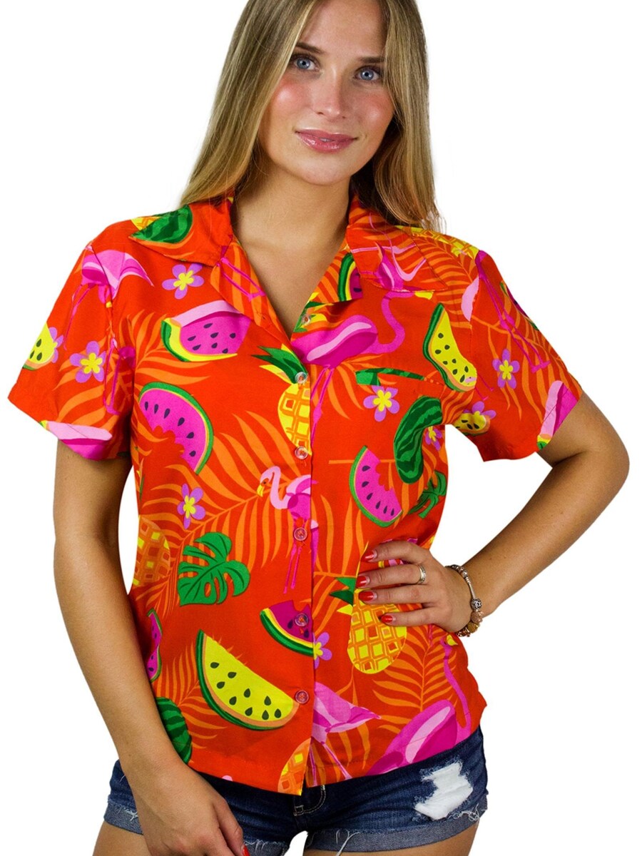 

Блуза King Kameha Flamingo Melone, оранжевый