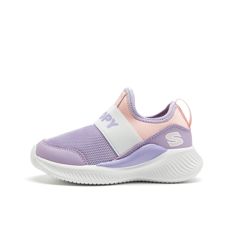 

Детские повседневные антискользящие износостойкие дышащие быстросохнущие легкие амортизирующие кроссовки Kids' SNOOPY, фиолетовый