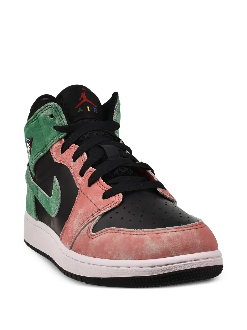 Кроссовки Air Jordan 1 Mid SE 'MJ's Playground' Jordan Kids, черный