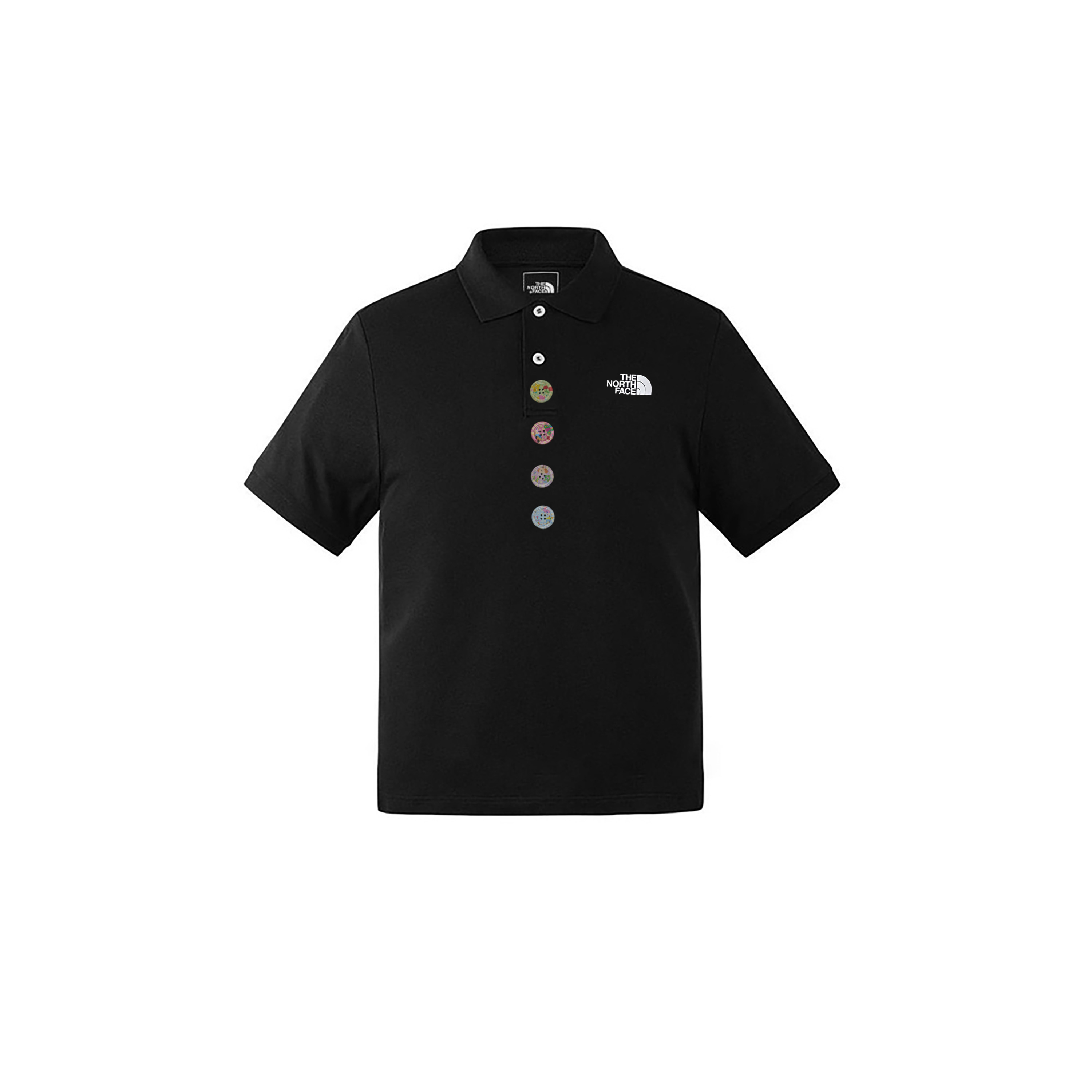 

Мужская поло с коротким рукавом THE NORTH FACE, черный
