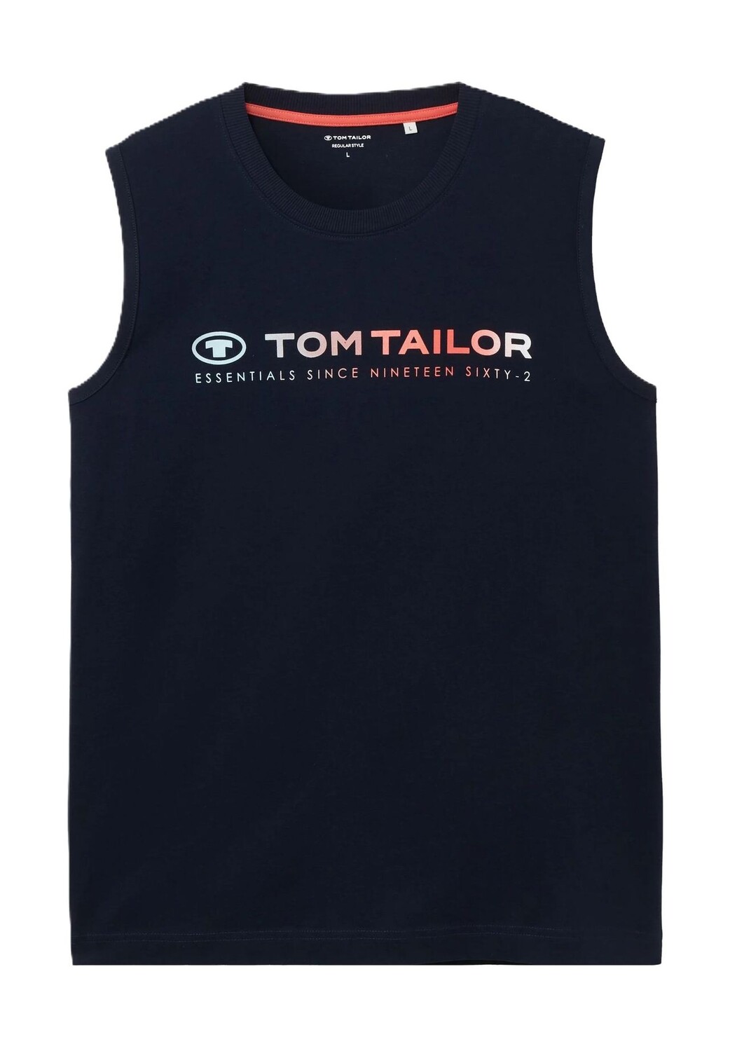 

Майка, хлопок, мужская TOM TAILOR, цвет 10668 Sky Captain