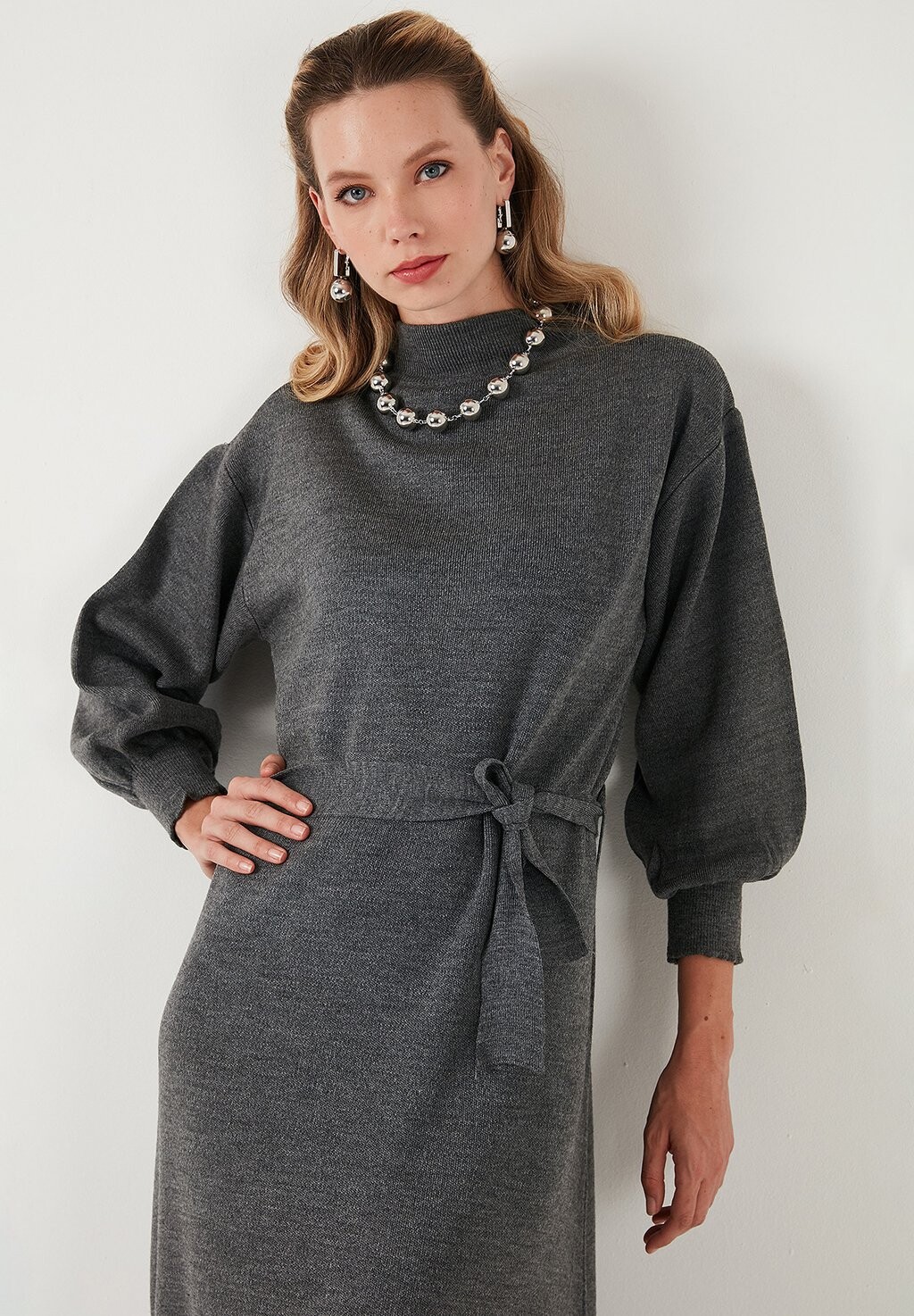 

Платье-джемпер REGULAR FIT LELA, темно-серый