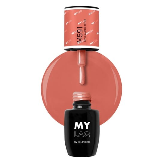 

Гибридный лак для ногтей, My Glamour Trend M591, 5 мл MylaQ