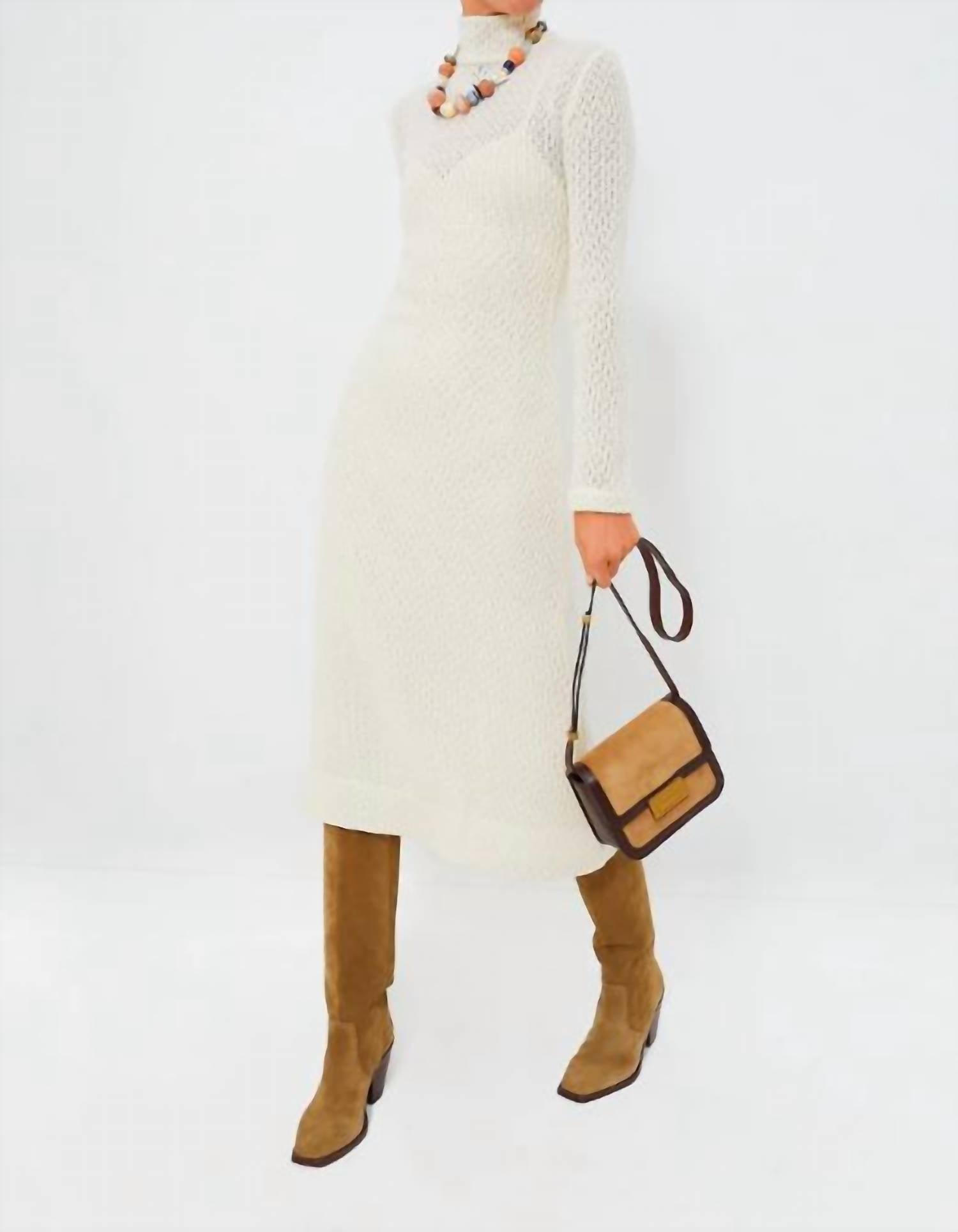 

Платье Nona Knit в цвете Ivory Marble ALIX OF BOHEMIA