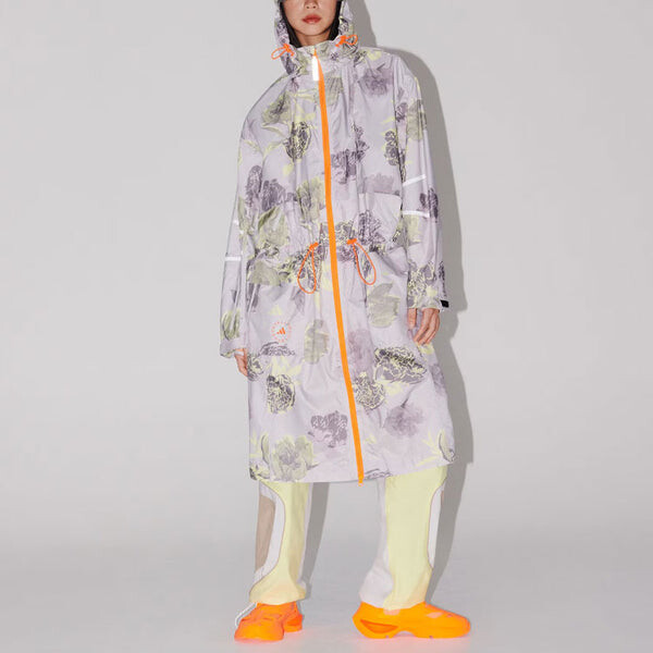 Куртка от stella mccartney sportswear long parka asia sizing Adidas, серый — фото 4