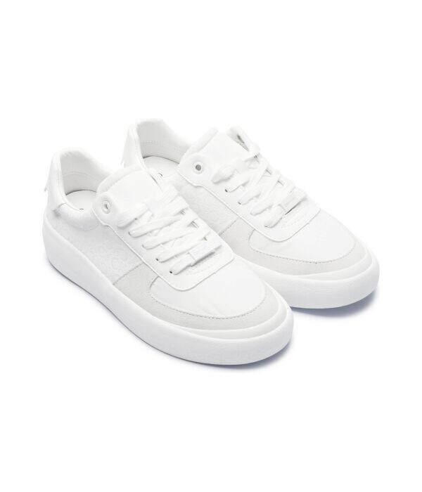 Кроссовки Calvin Klein Vulc на шнуровке, белый — фото 3