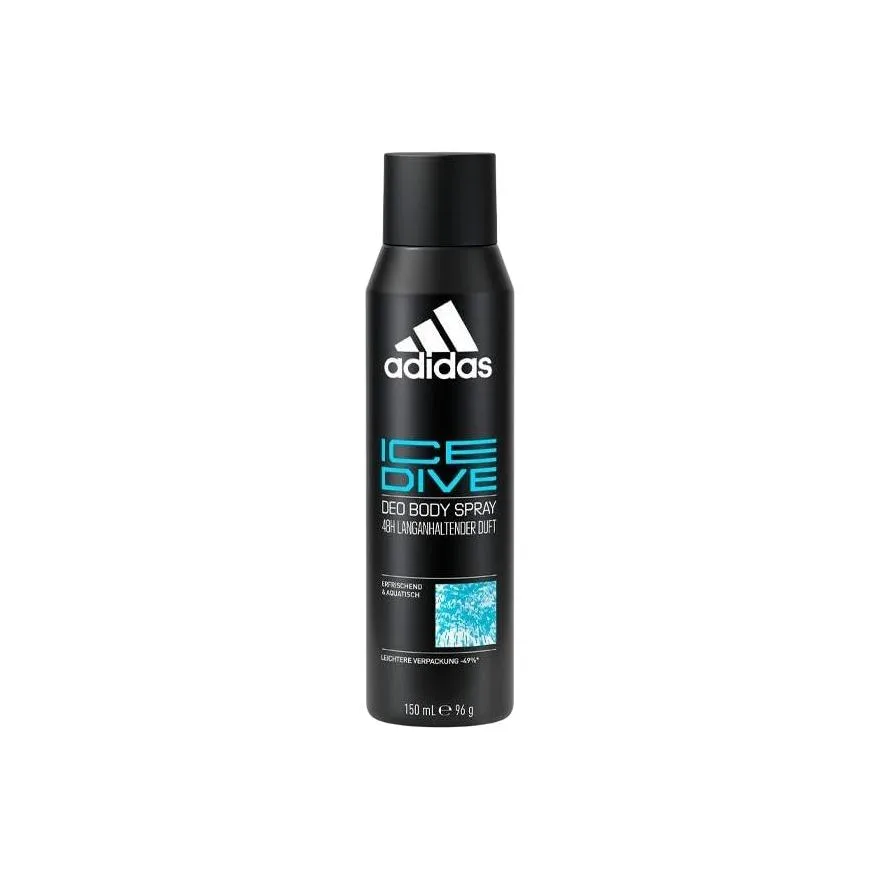 Освежающий спрей для тела с лимонным ароматом Adidas, [Brand-New Upgraded]Ice Point Spray 150ml