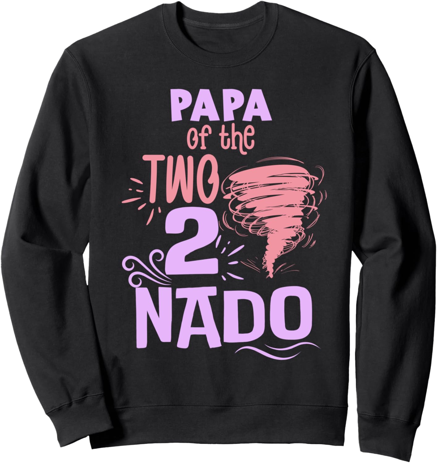 

Папа Торнадо, 2-й день рождения, толстовка Two Nad, 2-й день рождения, Twonado Family Look Tornado Bday Decorations Gifts, черный