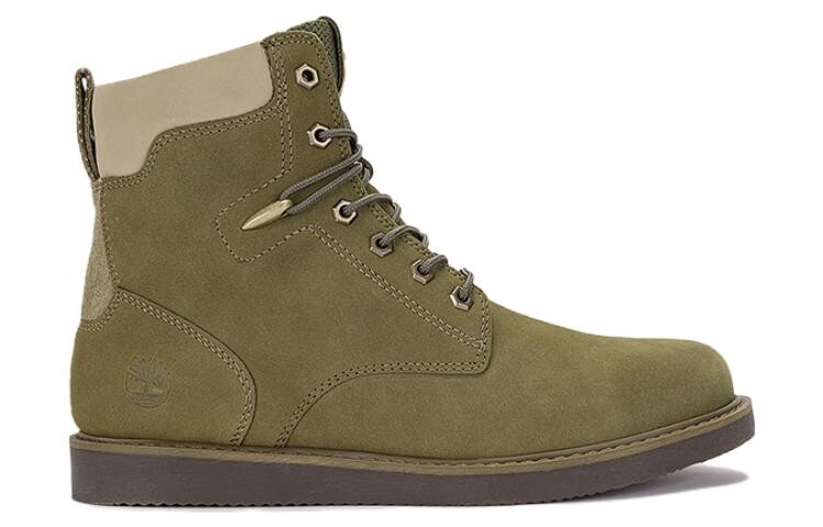 Мужские уличные ботинки Timberland на плоской подошве, хаки — фото 2