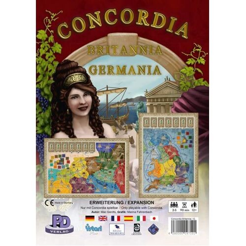 

Настольная игра Concordia: Britannia And Germania Map Expansion PD-Verlag