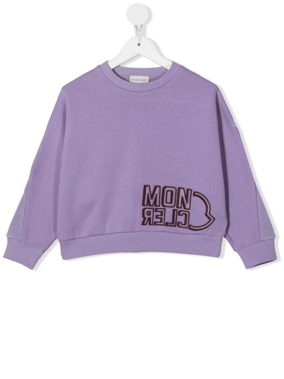 

Moncler Enfant толстовка с логотипом, фиолетовый