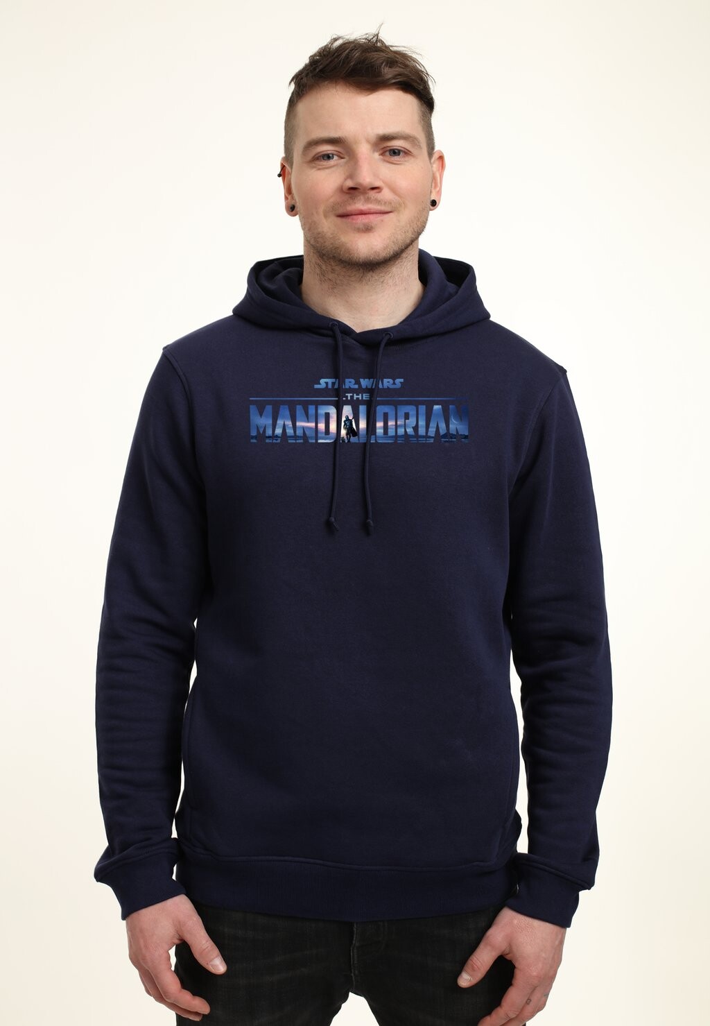 

Толстовка с капюшоном STAR WARS THE MANDALORIAN NEW MANDO LOGO Star Wars, темно-синий