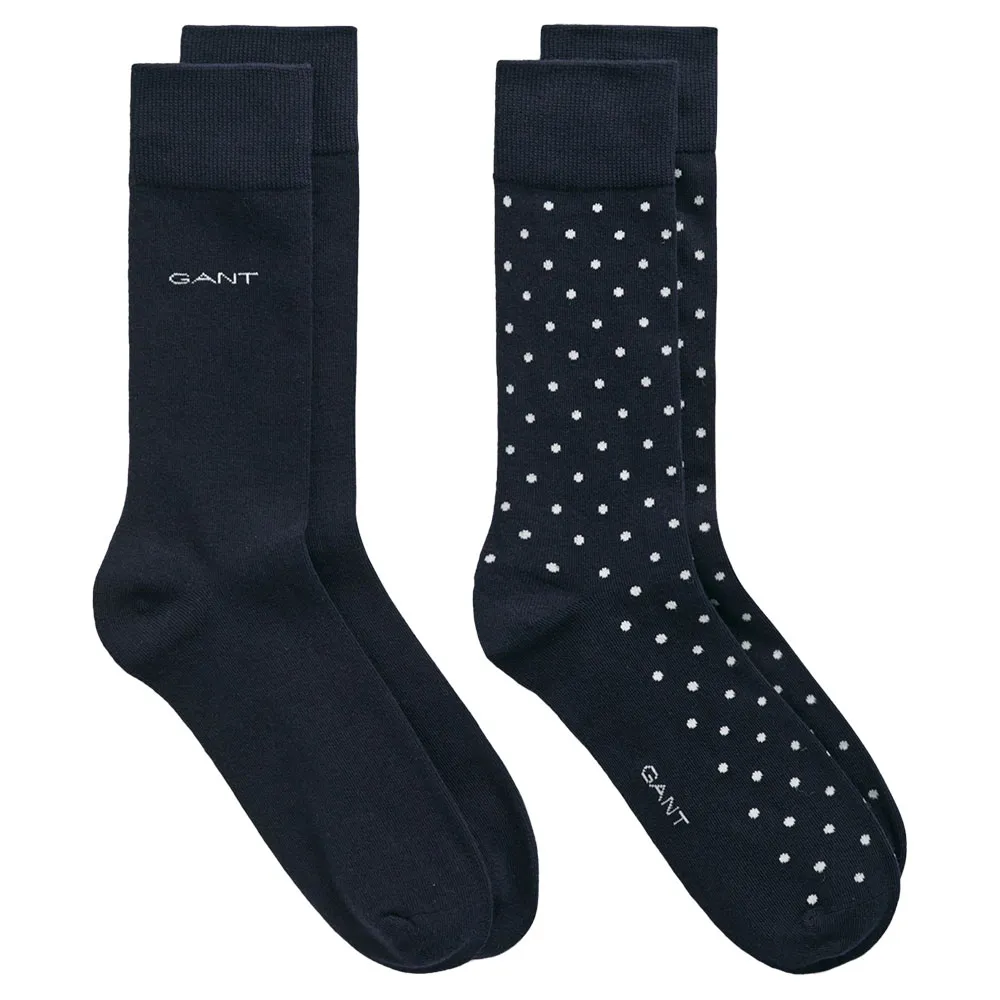 

Носки Gant Dot And Solid 2 pairs, синий