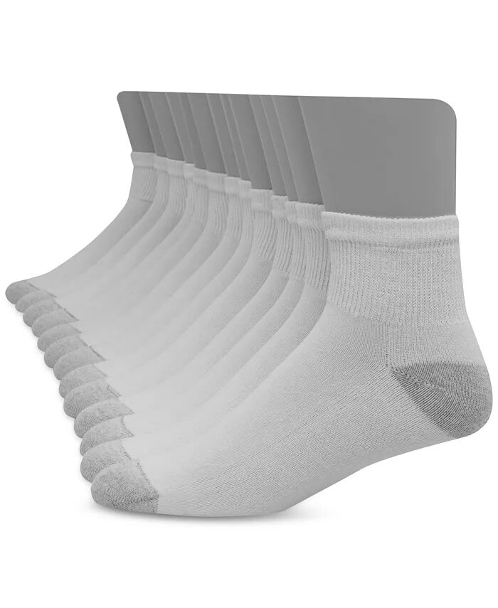 

Мужские носки Ultimate Ankle Socks, 12 пар Hanes, белый