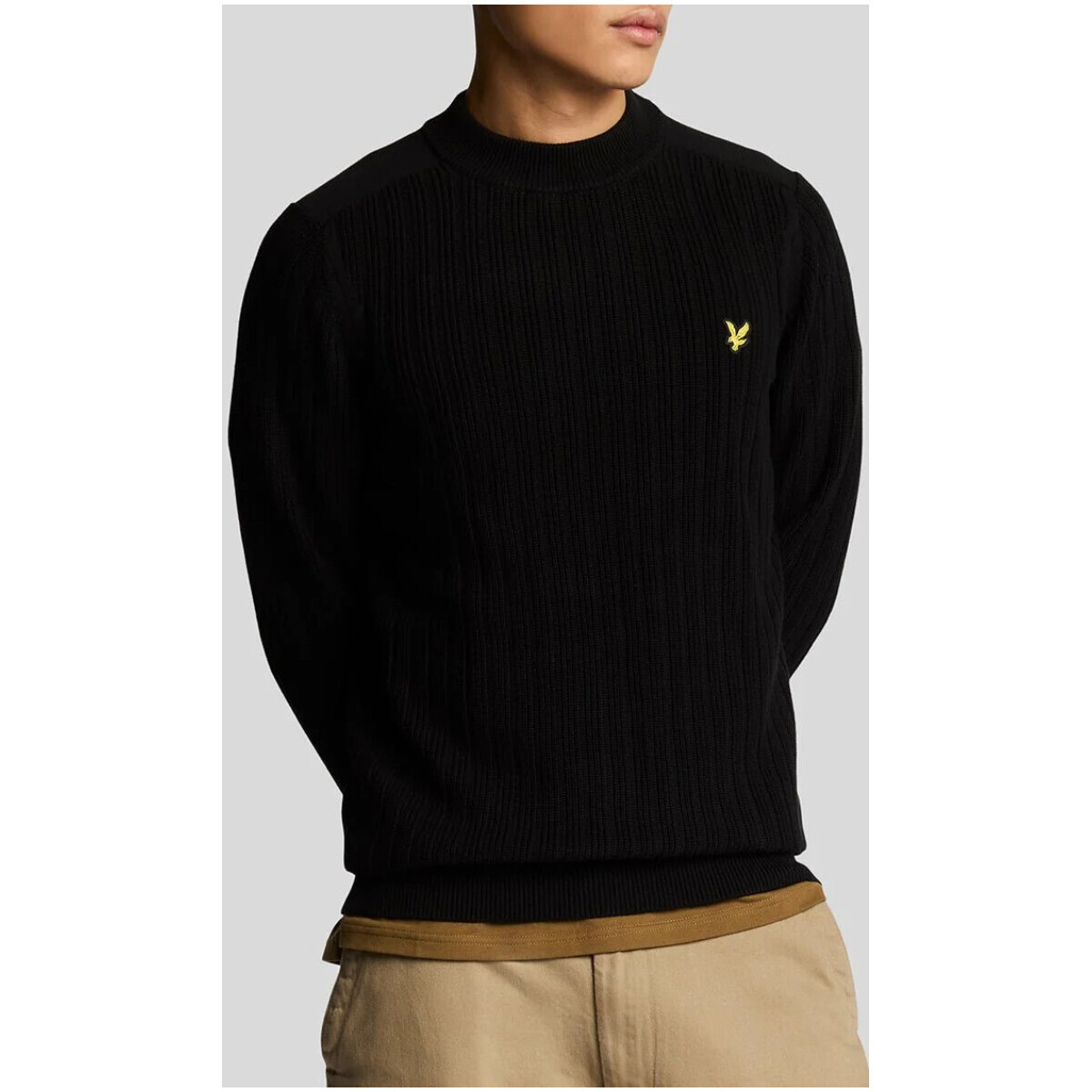 

Джемпер Lyle & Scott хлопковый, черный