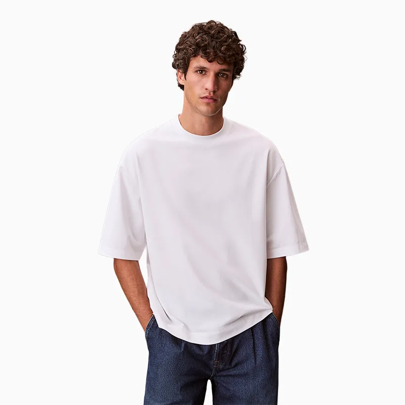 Футболка Pique Calvin Klein, YAF-Moon White