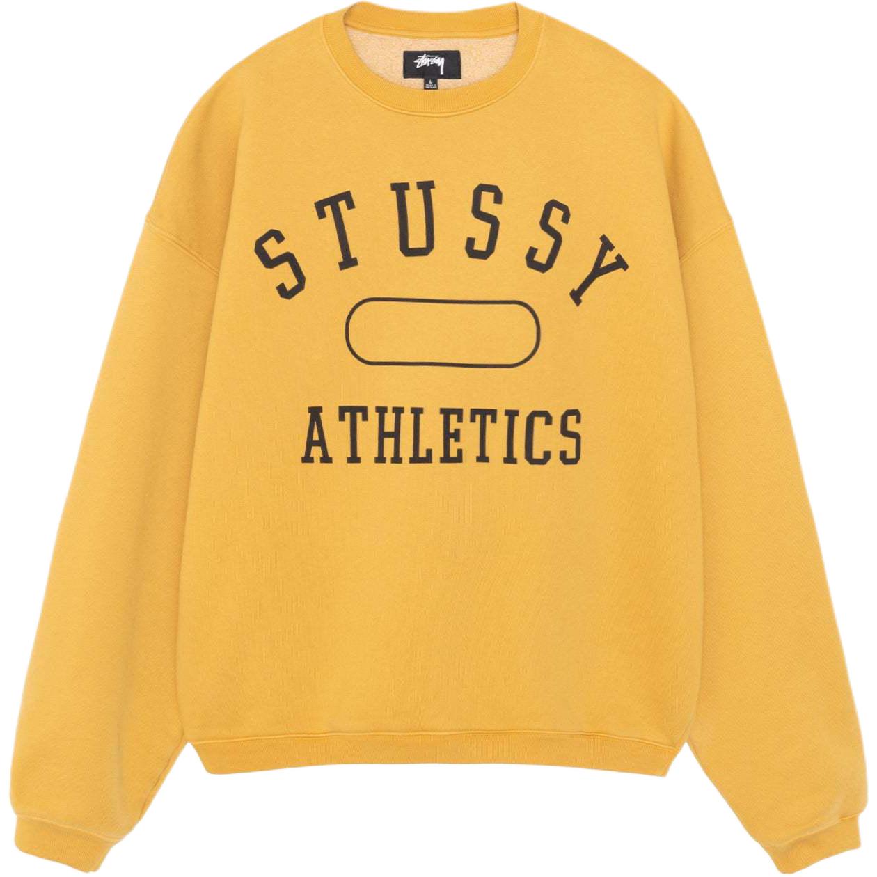 

Футболка Athletics Crew от Stussy, постиранный черный