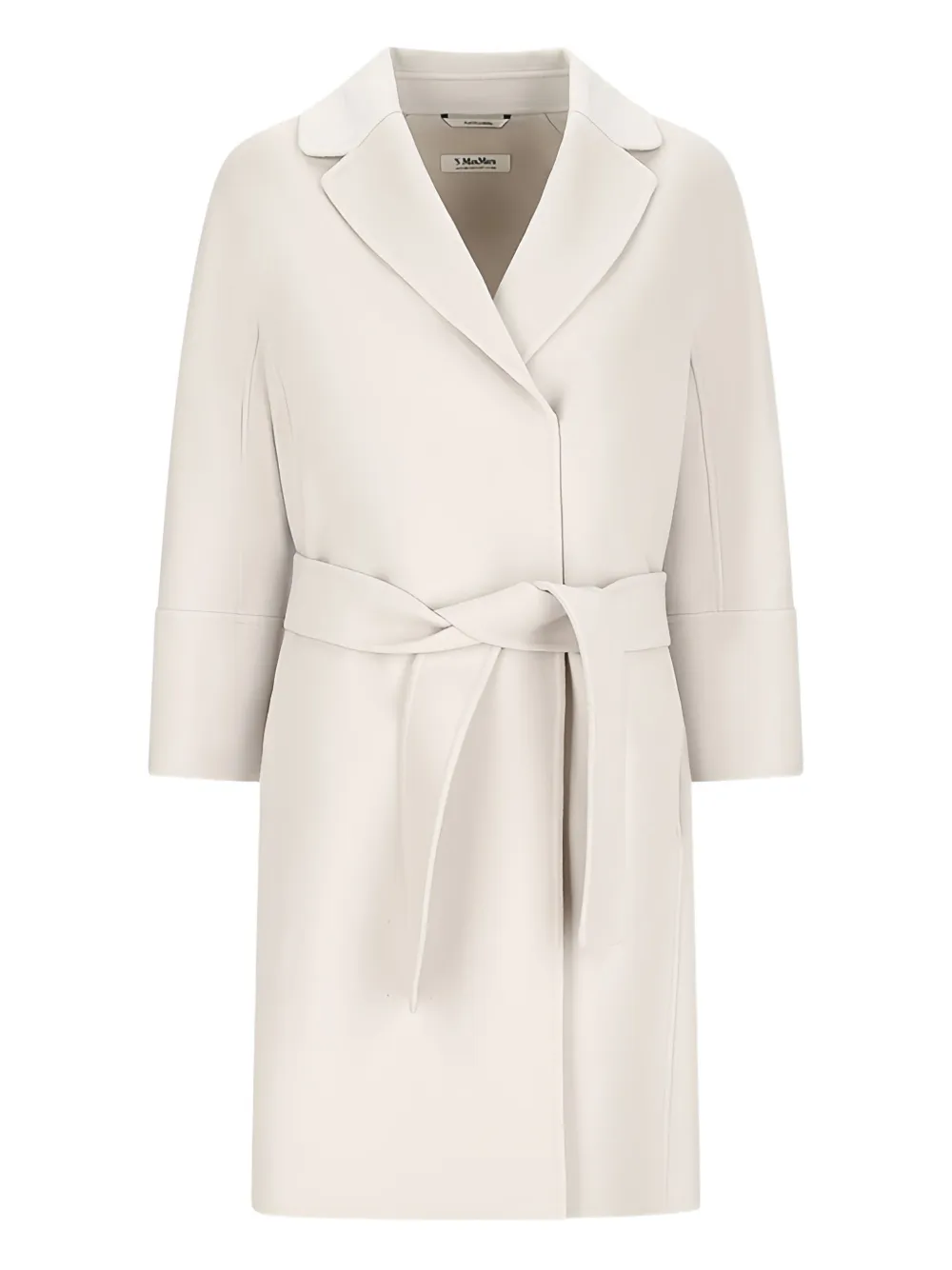 

Пальто с поясом и лацканами 'S Max Mara, нейтральный