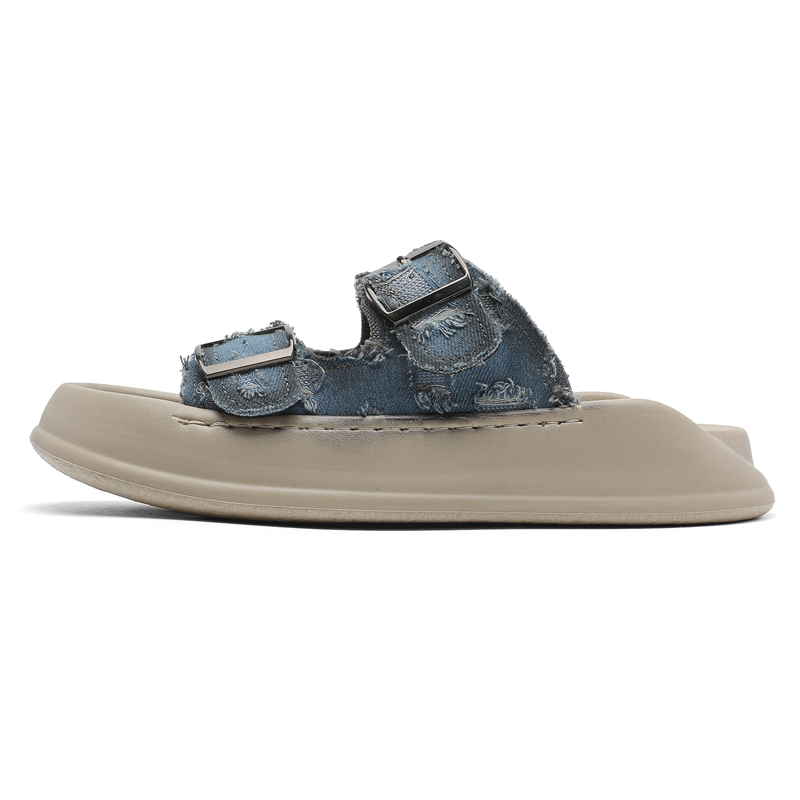 

Roubini Пляжные сандалии мужские черные, синие, цвет Blue