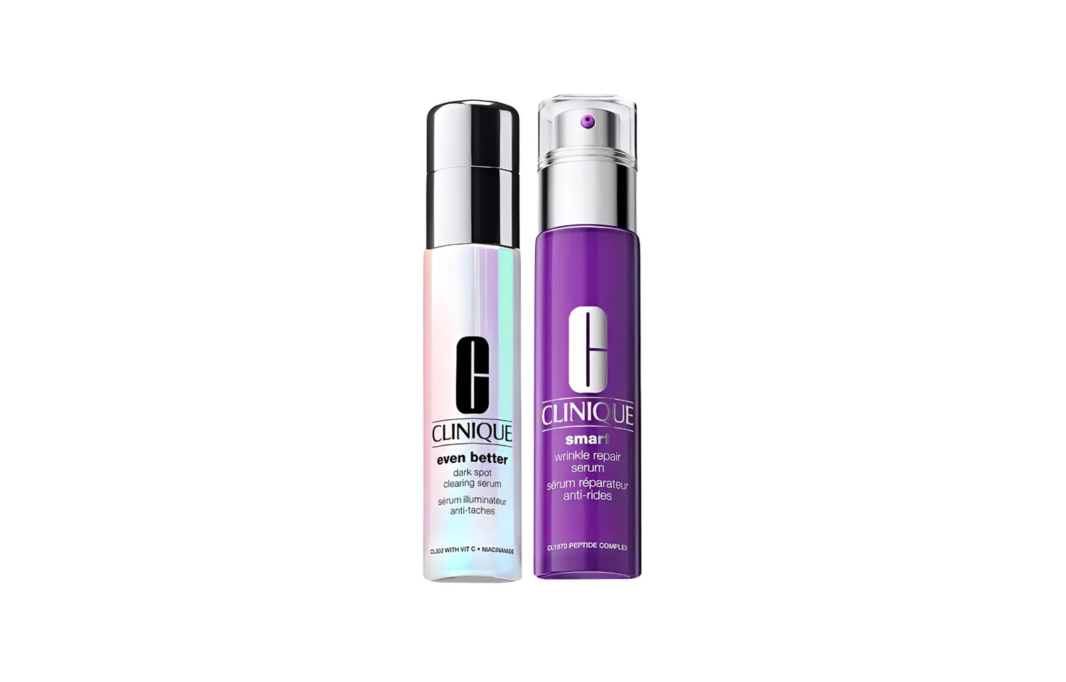 Набор Clinique — Сыворотка Photon Laser Bottle Purple Light успокаивающая увлажняющая 30 мл + 30 мл, Two-Piece Set: Photon Laser Bottle Serums — фото 2