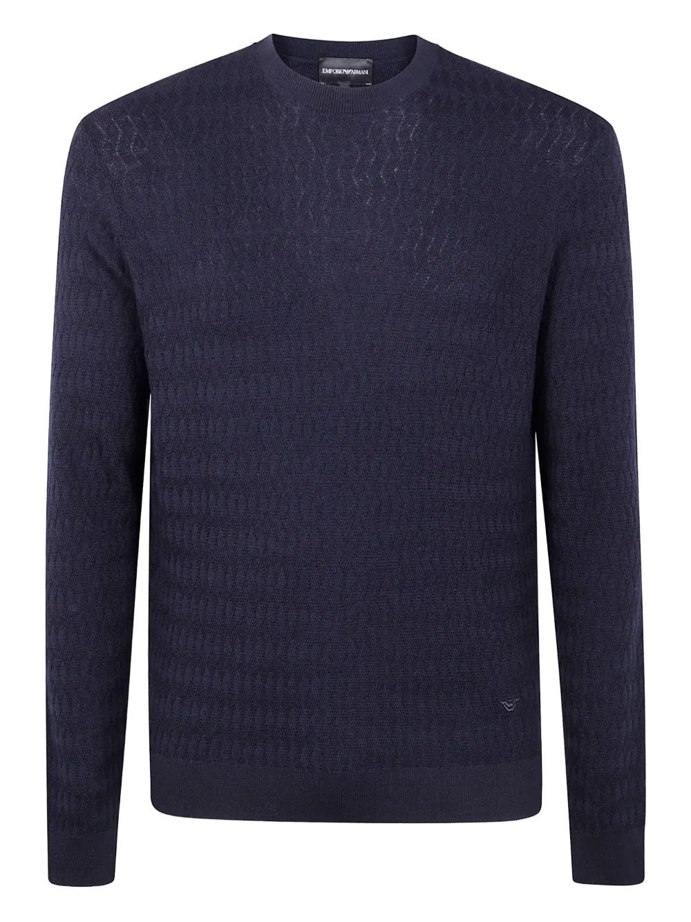 

Свитер из смесового кашемира EMPORIO ARMANI, синий
