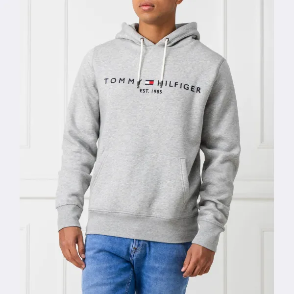 Толстовка обычного кроя с логотипом Tommy Tommy Hilfiger, серый — фото 2