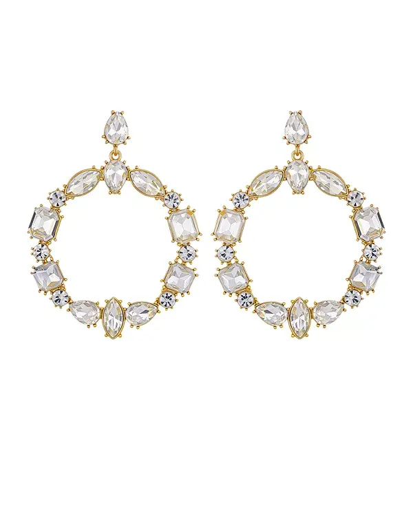 

Серьги-Молотки с эпоксидным стеклом, серебряные и золотистые Guess, gold