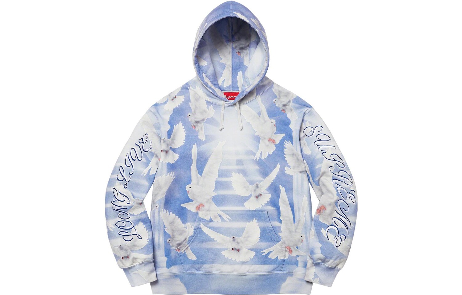

Толстовка Supreme Doves, черный / белый
