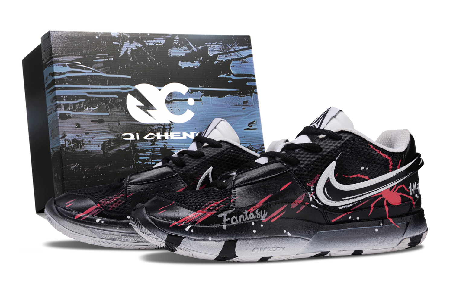 

Nike Кроссовки баскетбольные Ja 1 Ja Morant 1 Red Box Cushioning Abrasion Resistant Breathable Low top Unisex Black