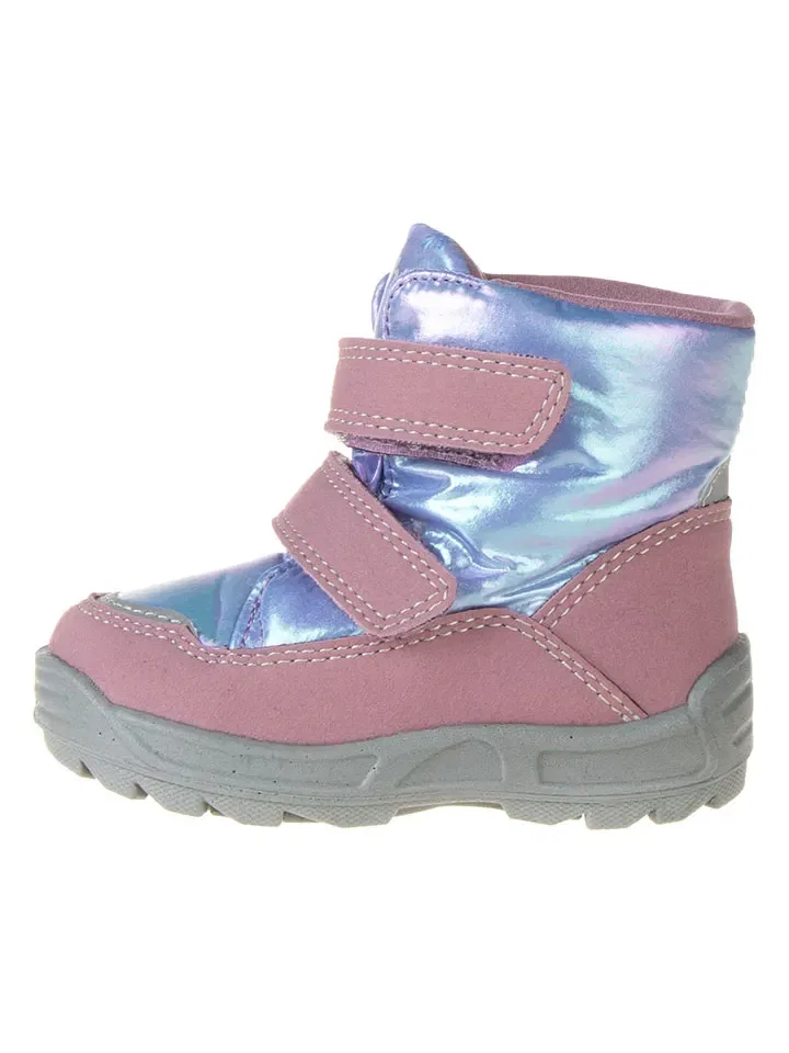 Ботинки с мембраной, Richter Shoes, розовый/лиловый
